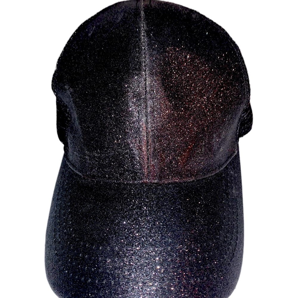 CC BLACK GLITTER PONY/CAP